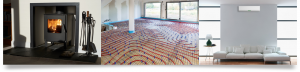 image poele a bois chauffage au sol climatisation